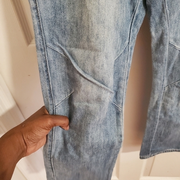 Levi's Denim Big Boy Joggers Jeans Light Blue Wash Size 12 - Picture 3 of 7